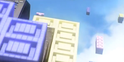 Видео - Пиксели атакуют город